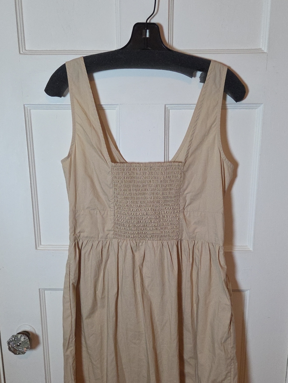 J.Crew Sleeveless Button-Front Cotton Poplin Midi Dress In Beachwood Size 8 - Picture 14 of 16